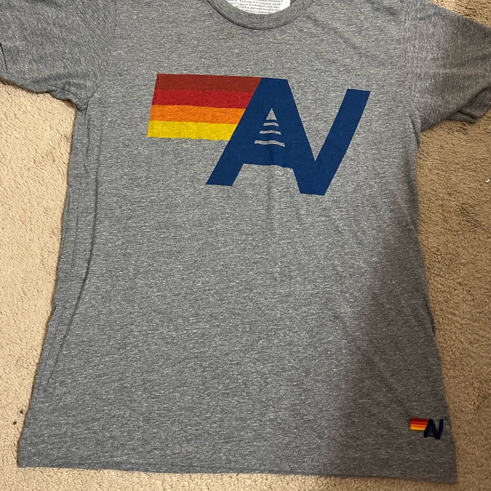 NWOT Aviator Nation Gray Tee